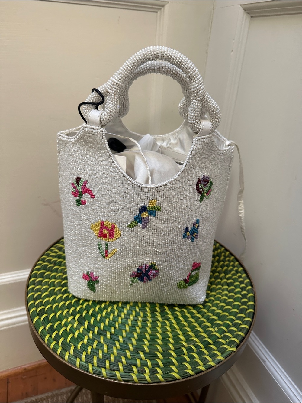Staud Beaded Cote First Bloom Bag - Picture 2 of 7
